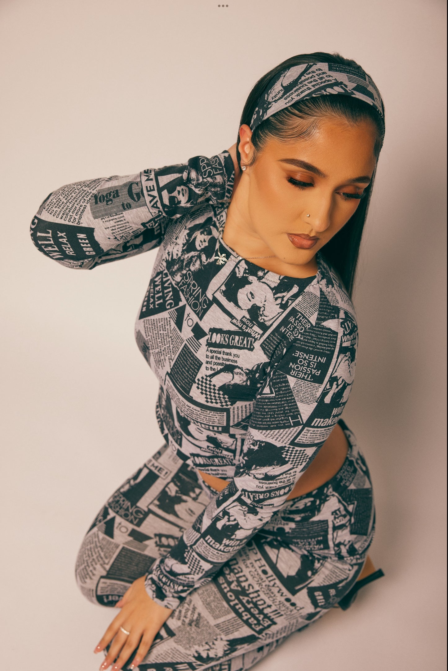 The News yoga top