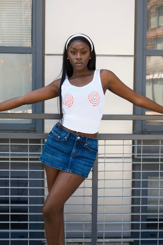 Hypno Tank in White